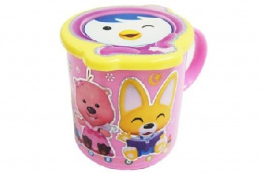 Cốc nhựa có nắp Pororo